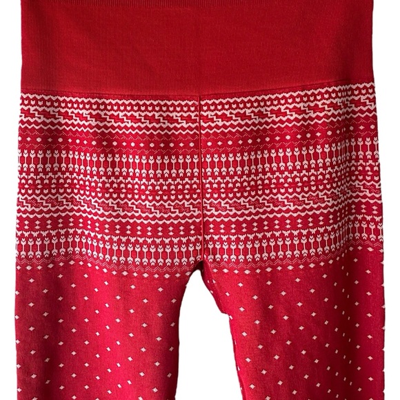 FABLETICS | NWOT FAIR ISLE HOLLY SET HIGH WAIST SEAMLESS LEGGINGS & TOP | MEDIUM - Picture 10 of 16
